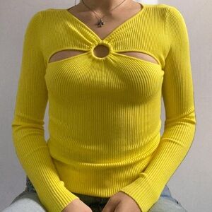 I.N.C yellow sweater